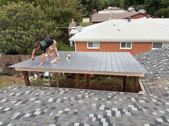 Gallery photos for Innovative Lean-To Patio Addition in Haysville: Image #1