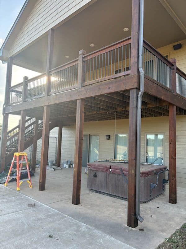 Gallery photos for Deck Staining Project in Newton: Image #2