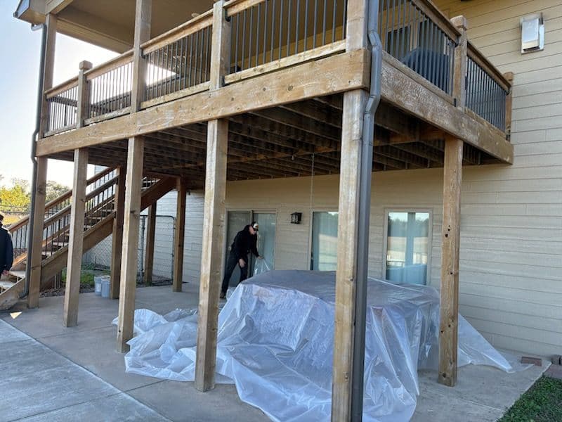 Gallery photos for Deck Staining Project in Newton: Image #3