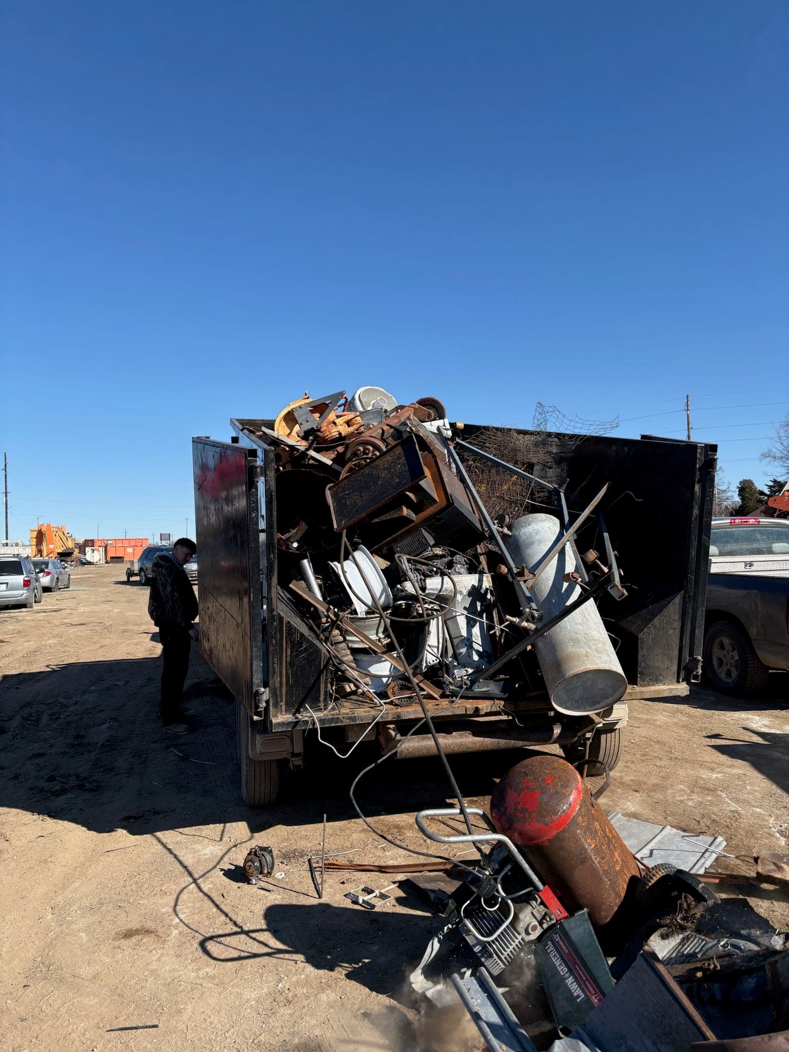 Metal Cleanup Success - Over 7,000 Pounds Recycled
