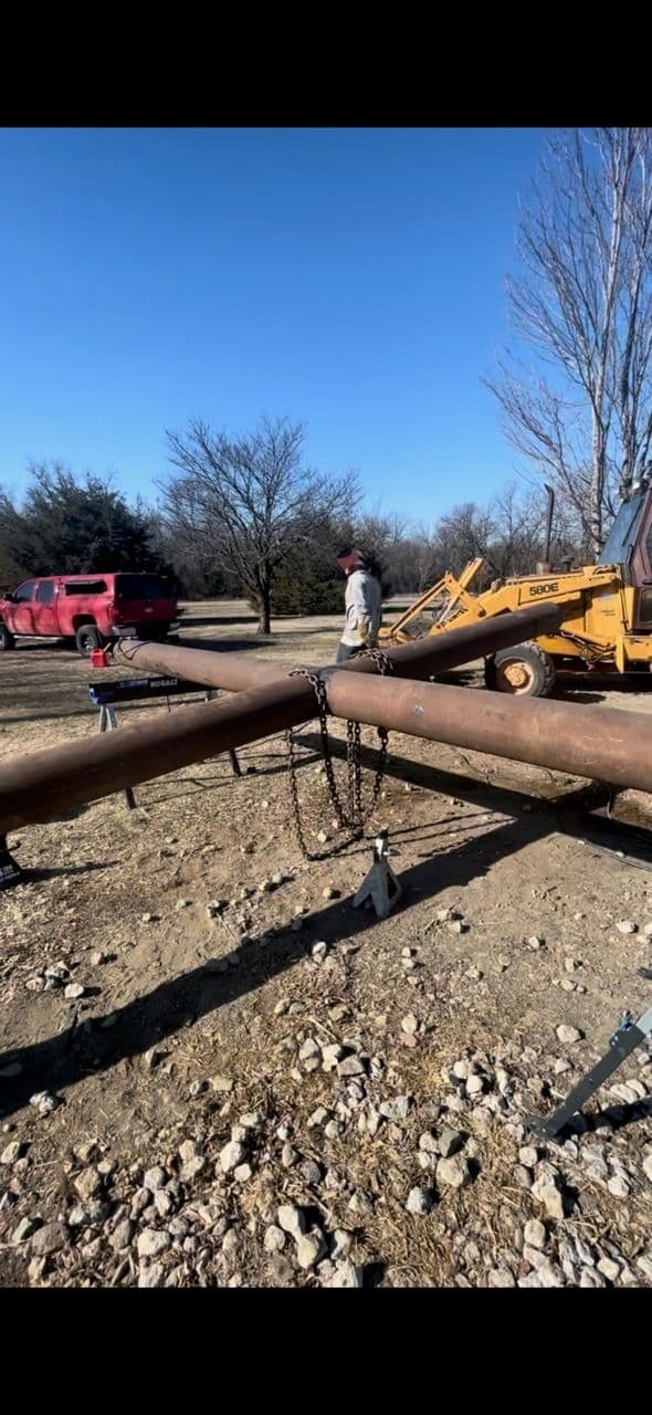 Impressive 24-Foot Steel Cross Installation
